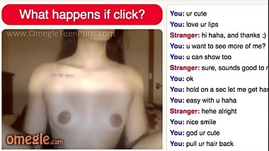 Omegle Girl #17 - Cute Jane gets naked.