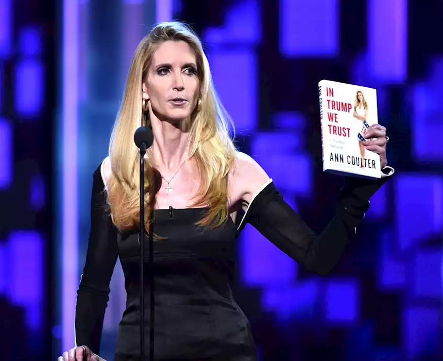 Ann coulter spreads her legs
