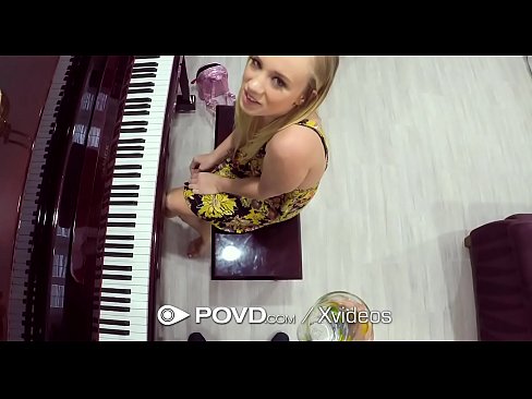 Sgt. C. reccomend povd blonde piano student seduced