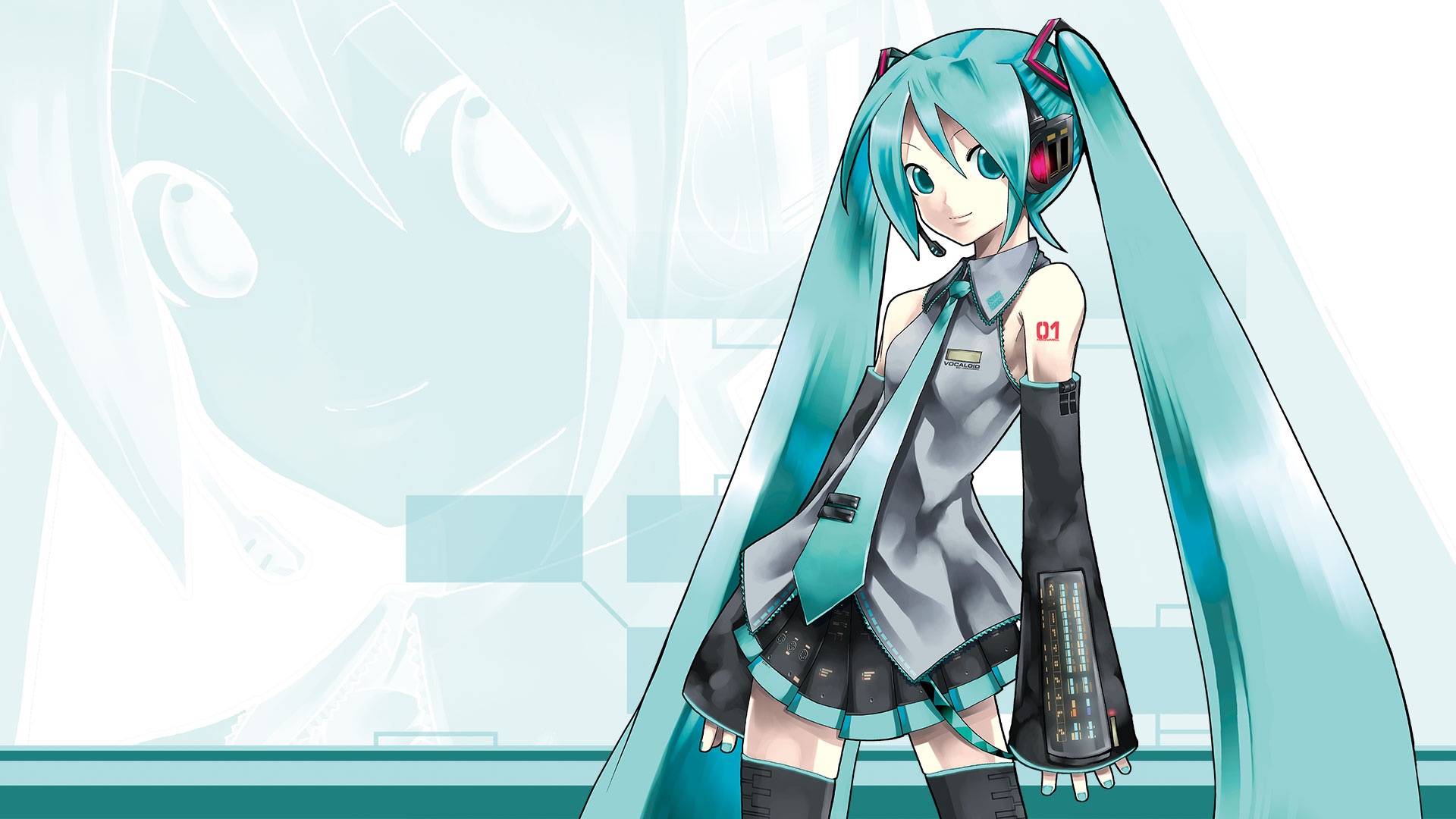 Miku from blue pale